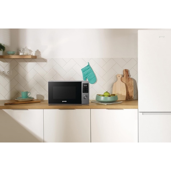 მიკროტალღური ღუმელი Gorenje MO20A3T4, 700W, 20L, Microwave Oven, Grey