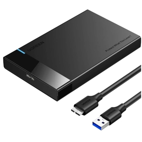 2.5″ Hard Drive Enclosure USB 3.0 to SATA III Adapter UGREEN US221 (30847)