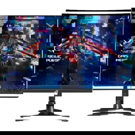 Curved Monitor Asus 90LM08G0-B01A70 ROG Strix XG27AQV, 27", WQHD, IPS, HDMI, DP, Audio, Black