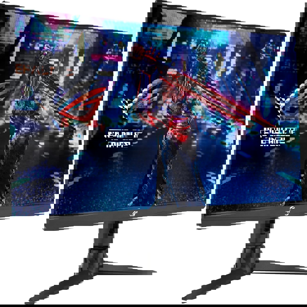 მონიტორი Asus 90LM08G0-B01A70 ROG Strix XG27AQV, 27", Curved Monitor, WQHD, IPS, HDMI, DP, Audio, Black