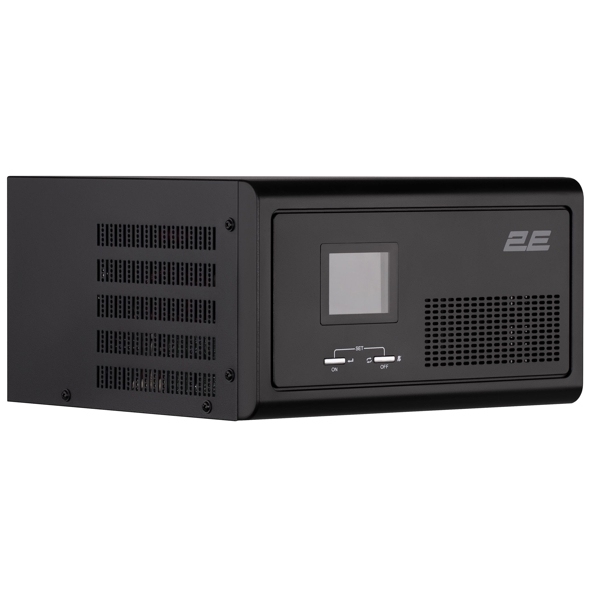 ინვერტერი 2E HI1600, 1600W, LCD With AVR + DC output, Home Inverter, Black