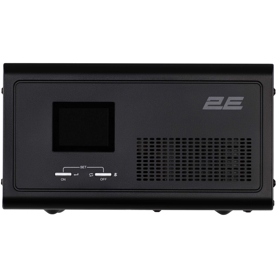 ინვერტერი 2E HI1000, 1000W, LCD With AVR + DC Output, Home Inverter, Black