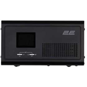 ინვერტერი 2E HI600, 600W, LCD With AVR + DC Output, Home Inverter, Black