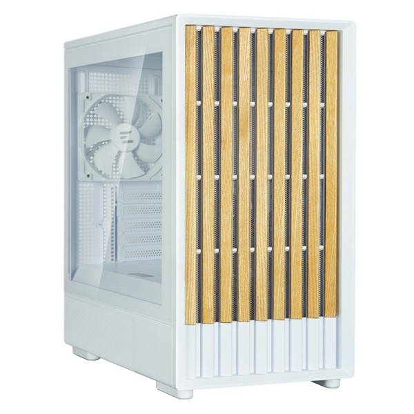 ქეისი Zalman P10 Namu, Computer Case, MiniT, Mini-ITX, mATX, USB3.0, USBType-C, White