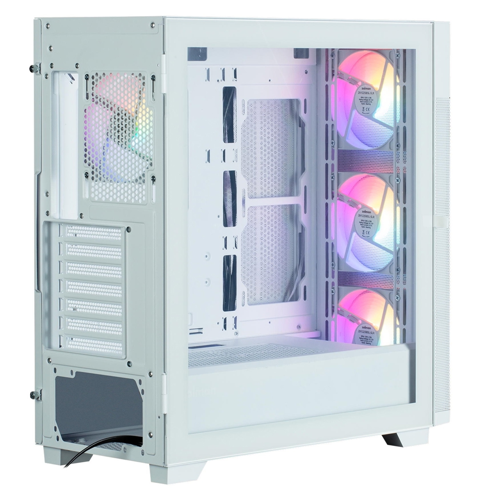 ქეისი Zalman S5 Neo, Computer Case, MidT, ATX, mini-ITX, mATX, USB3.1, USB2.0, White