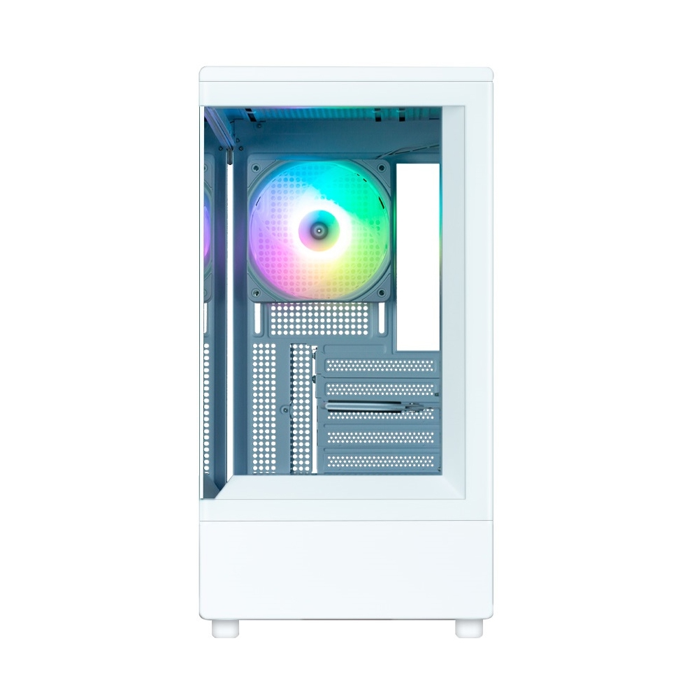 ქეისი Zalman P10, Computer Case, MiniT, mini-ITX, micro-ATX, USB3.0, USBType-C, White
