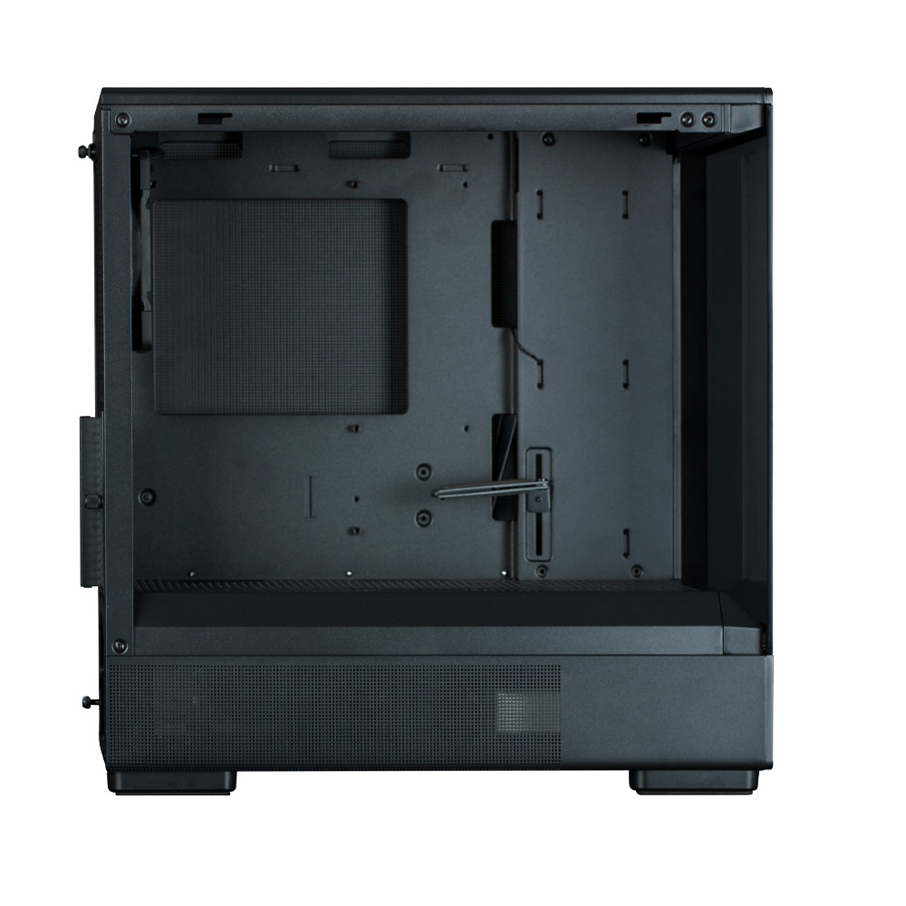 ქეისი Zalman P10, Computer Case, MiniT, mini-ITX, micro-ATX, USB3.0, USBType-C, Black