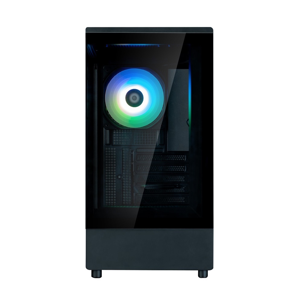 ქეისი Zalman P10, Computer Case, MiniT, mini-ITX, micro-ATX, USB3.0, USBType-C, Black