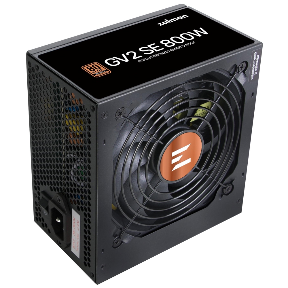 Power Supply Zalman ZM800-GV2SE, 800W, 80 Plus Bronze, Black