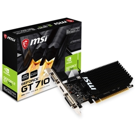 ვიდეო დაფა MSI 912-V809-3814, GeForce GT710, 2GB, 64-bit, VGA, HDMI, DVI, Black