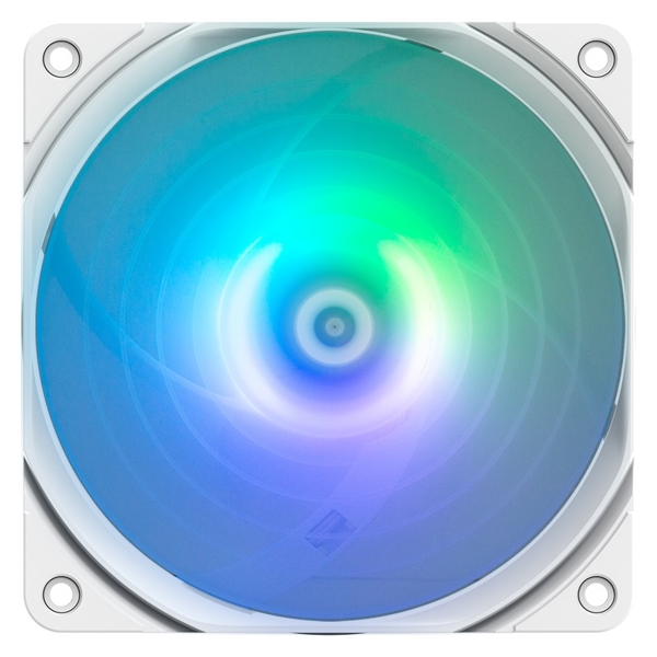 Case Fan Zalman ZM-AF120RARGBWHITE, 120mm, 1500rpm, White