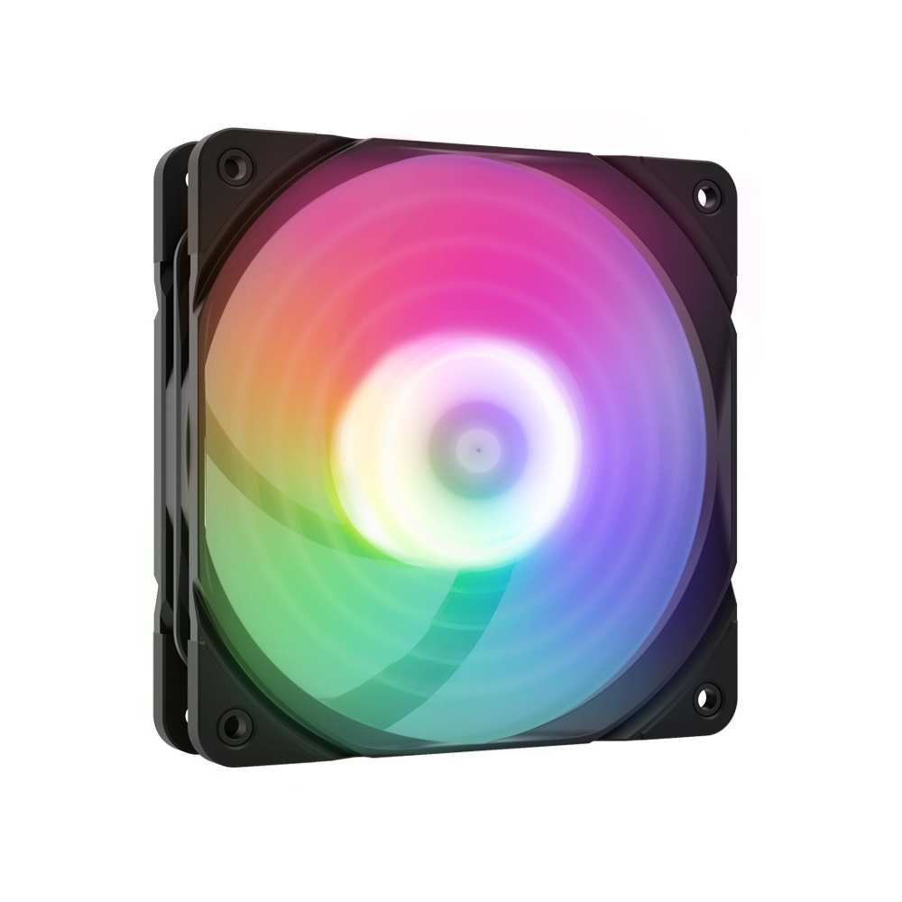 ქულერი Zalman ZM-AF120RARGBBLACK, 120mm, 1500rpm, Case Fan, Black