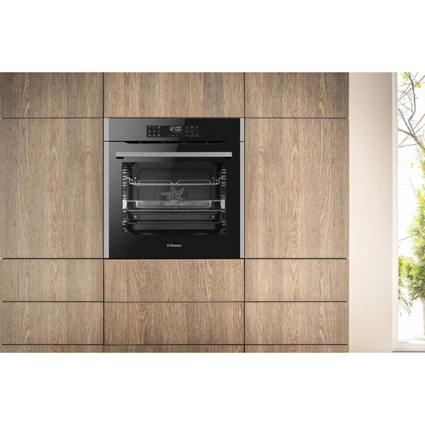 Built-In Electric Oven Hansa BOES69871, 3600W, 77L, Black
