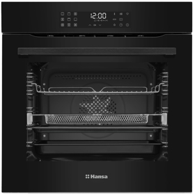 Built-In Electric Oven Hansa BOES69821, 3600W, 77L, Black