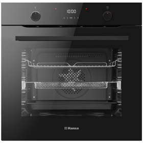 Built-In Electric Oven Hansa BOES68422, 3100W, 77L, Black
