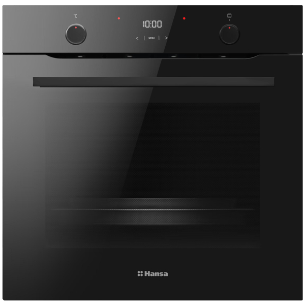 Built-In Electric Oven Hansa BOES68422, 3100W, 77L, Black
