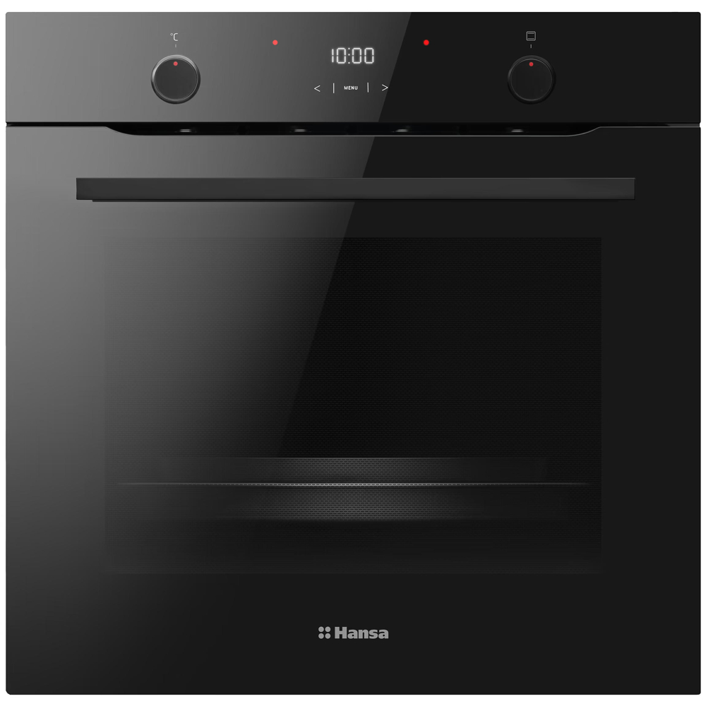 Built-In Electric Oven Hansa BOES68422, 3100W, 77L, Black