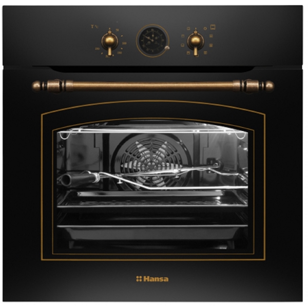 Built-In Electric Oven Hansa BOES68269, 3500W, 62L, Black