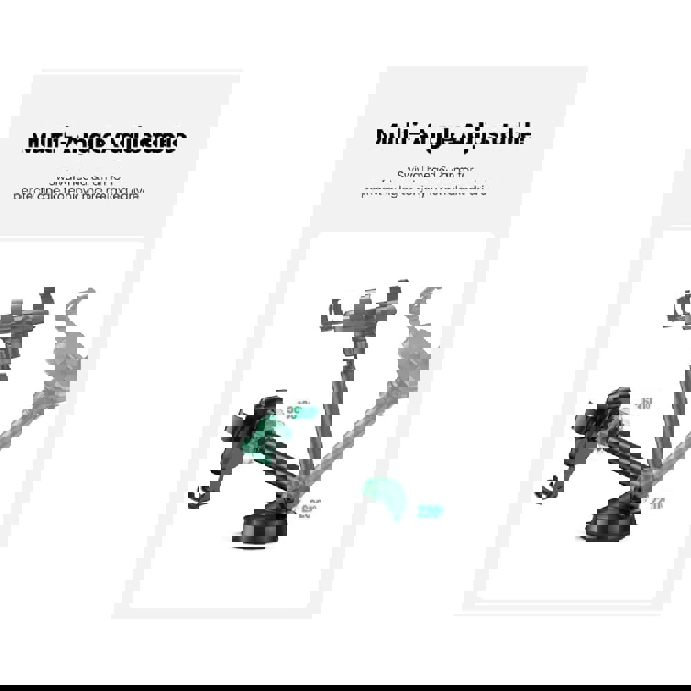 Gravity Phone Holder With Suction Cup UGREEN LP200 (60990B), Black