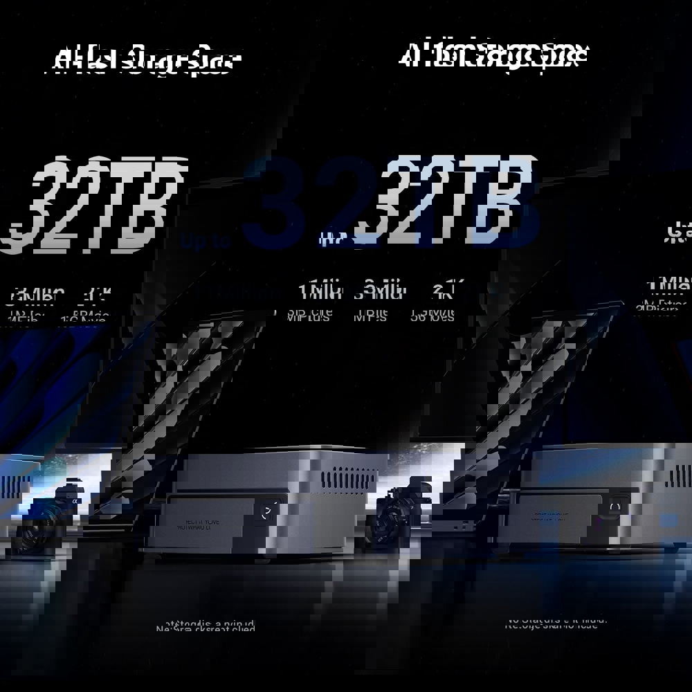 Storage System UGREEN NASync DXP480T Plus (25892), Intel i5-1235U, 8GB, 128GB, Diskless, RJ45, USB, HDMI, Space Gray