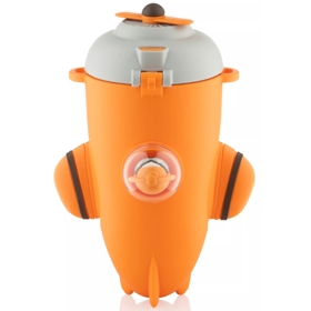 წყლის ბოთლი Ardesto AR2255RO Plane, 550ml, Water Bottle, Orange