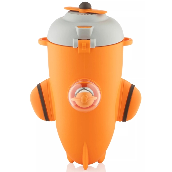 წყლის ბოთლი Ardesto AR2255RO Plane, 550ml, Water Bottle, Orange