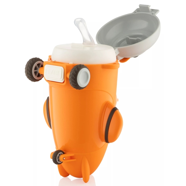 წყლის ბოთლი Ardesto AR2255RO Plane, 550ml, Water Bottle, Orange