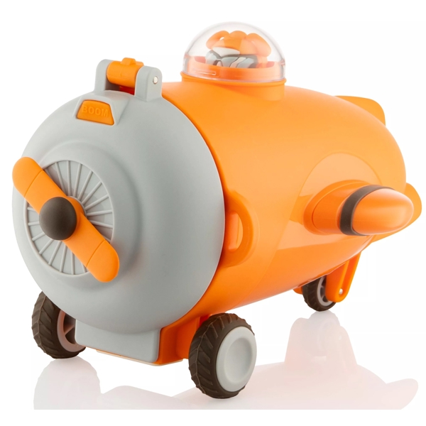 წყლის ბოთლი Ardesto AR2255RO Plane, 550ml, Water Bottle, Orange