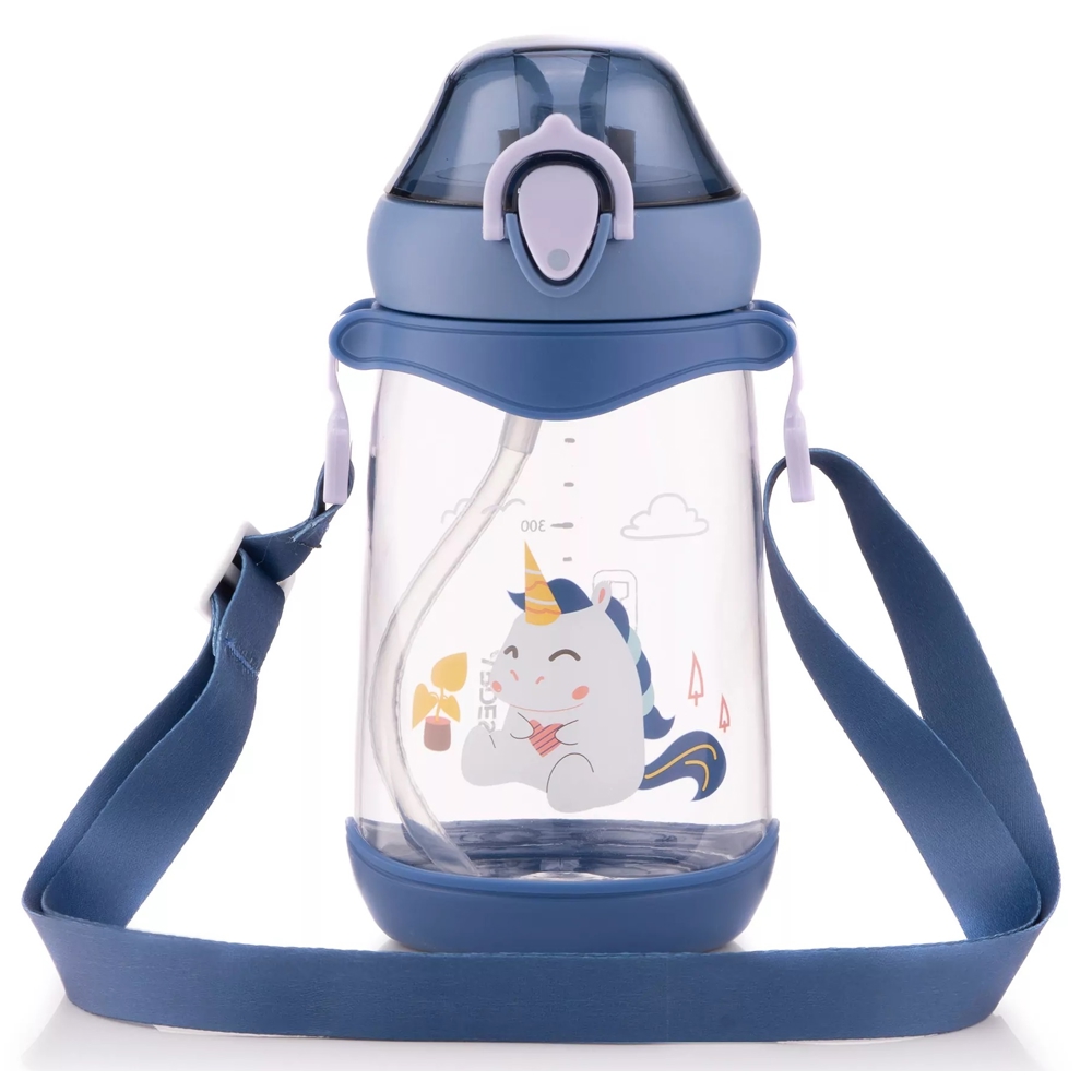 წყლის ბოთლი Ardesto AR2250PU Unicorn, 0.5l, Water Bottle, Blue