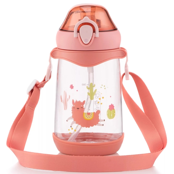 Water Bottle Ardesto AR2250PL Llama, 500ml, Pink