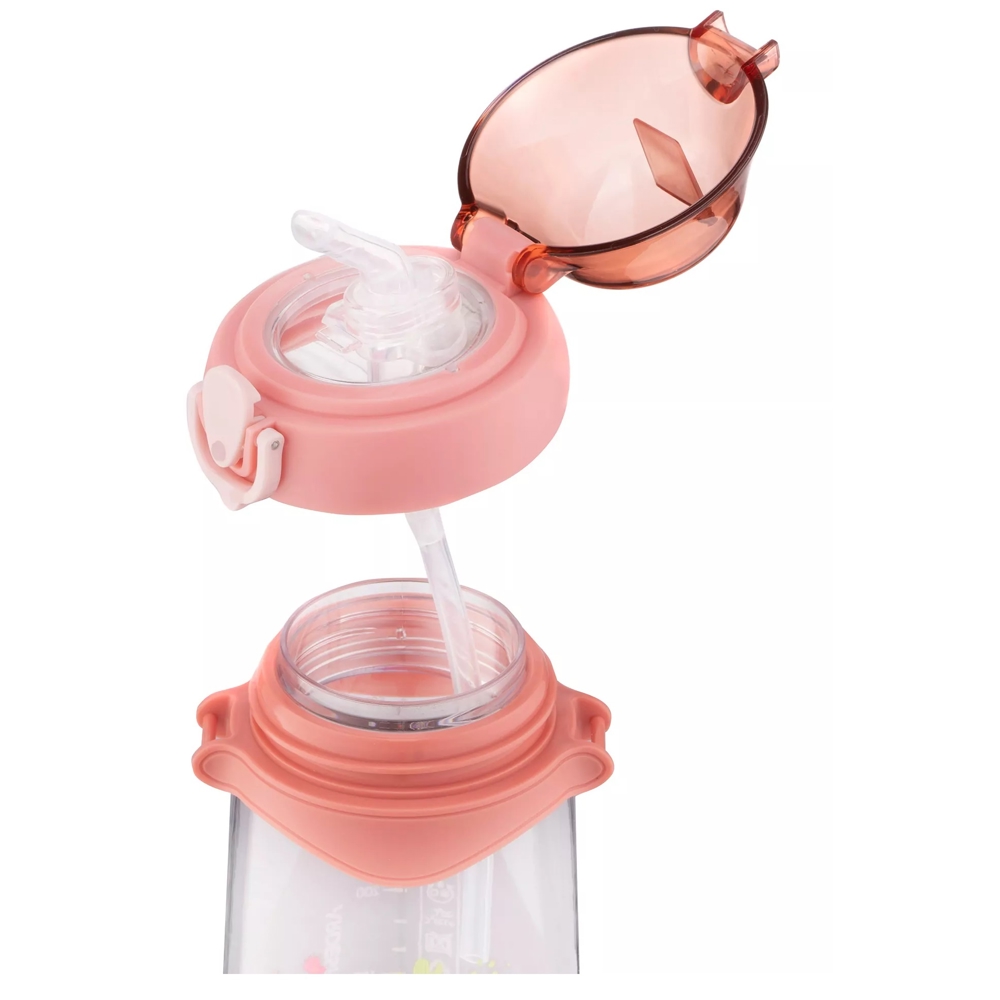 წყლის ბოთლი Ardesto AR2250PL Llama, 0.5l, Water Bottle, Pink