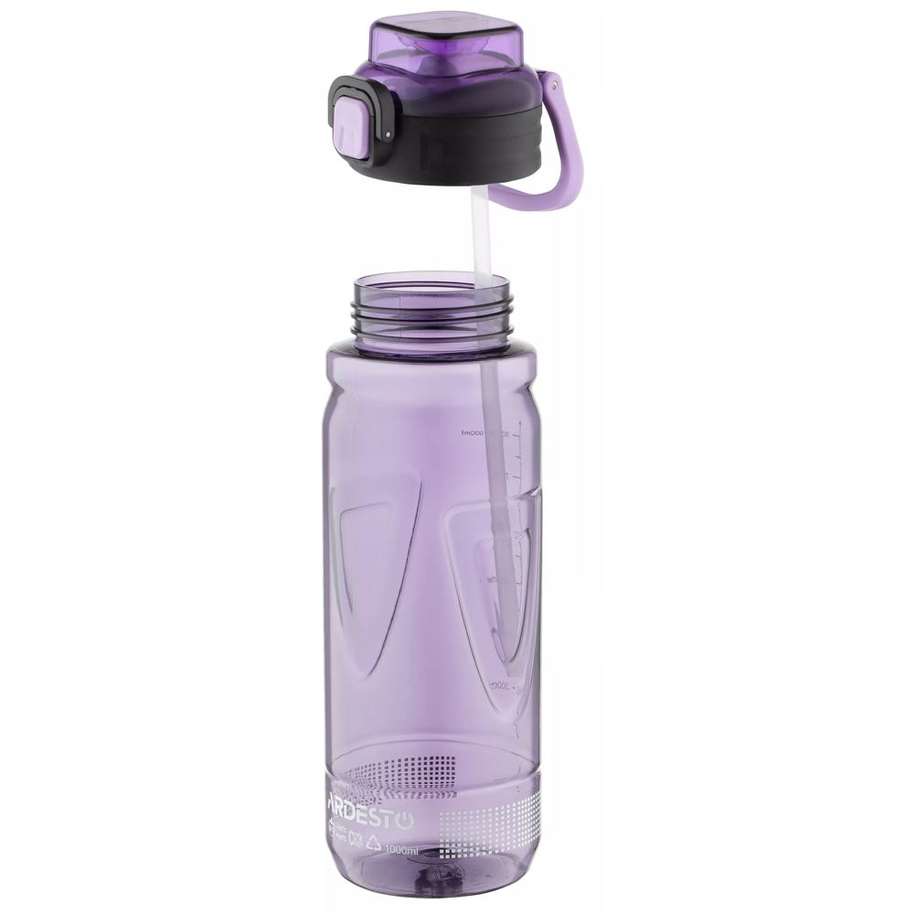 წყლის ბოთლი Ardesto AR2210EG Sport, 1l, Water Bottle, Purple