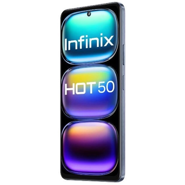 მობილური ტელეფონი Infinix Hot 50, 8GB, 128GB, Dual Sim, LTE, NFC, Black