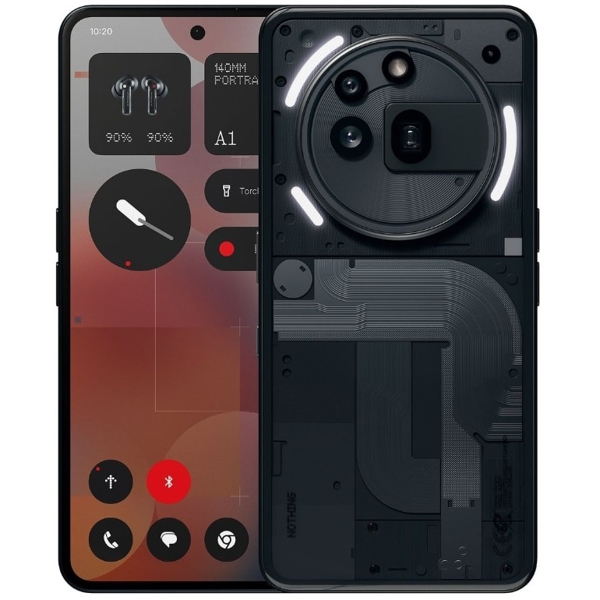 მობილური ტელეფონი Nothing Phone 3A Pro, 12GB, 256GB, Dual Sim+eSIM, 5G, NFC, Black