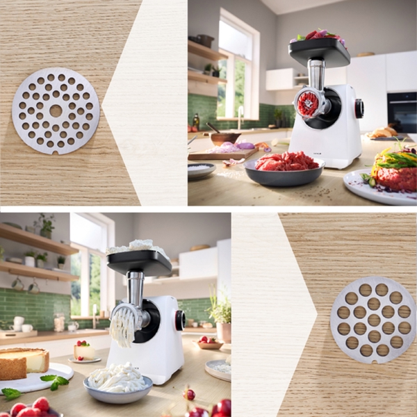 Meat Grinder Bosch MFWS607W, 2100W, White