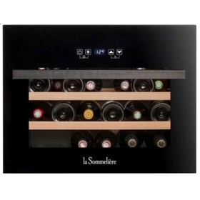 Wine Refrigerator La Sommelière LSBI28B, G, 62L, Black