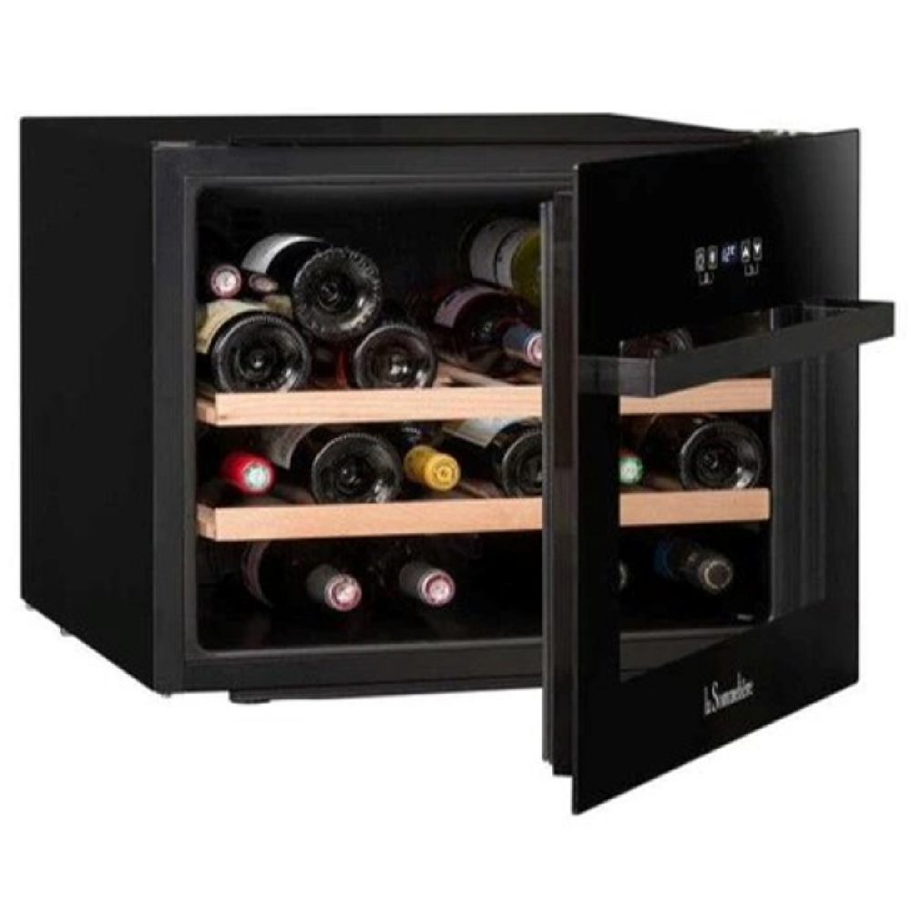Wine Refrigerator La Sommelière LSBI28B, G, 62L, Black