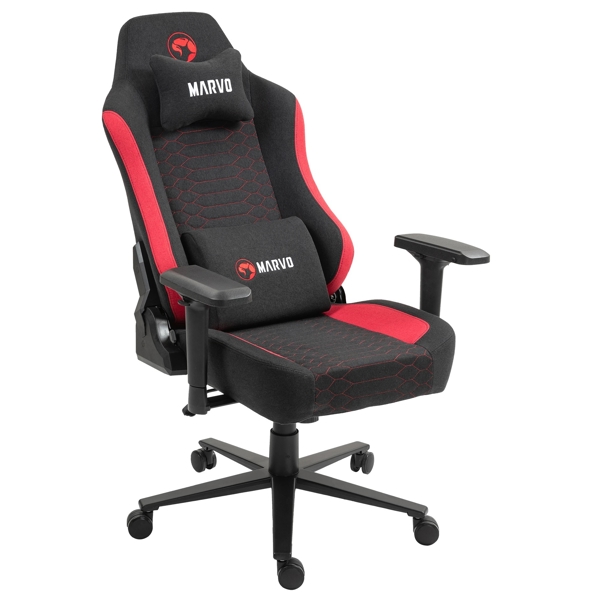 Gaming სავარძელი Marvo CH-178 KAHNRED, Gaming Chair, Black/Red