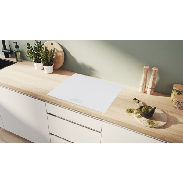 Built-in Induction Cooktop Bosch PUE612BB1E, White