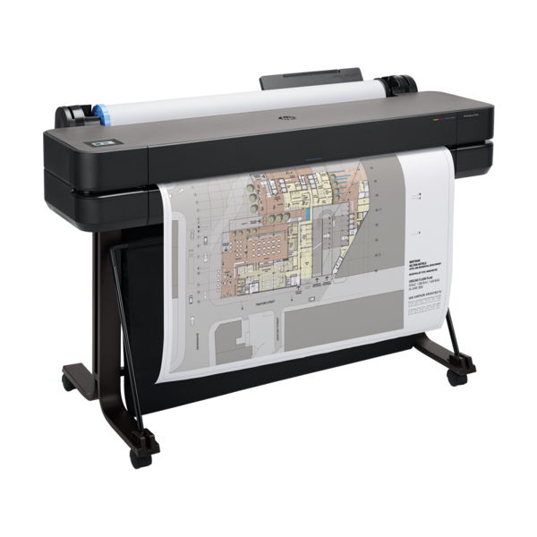 Plotter HP 5hb11d DesignJet T630 36-in Printer 2025 edition, A0, Color, USB, Ethernet, WiFi, Black