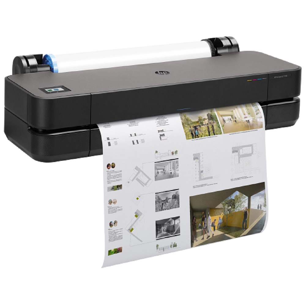 Plotter HP 5hb07d DesignJet T230 24-in, A1, Color, USB, Ethernet, WiFi, Black