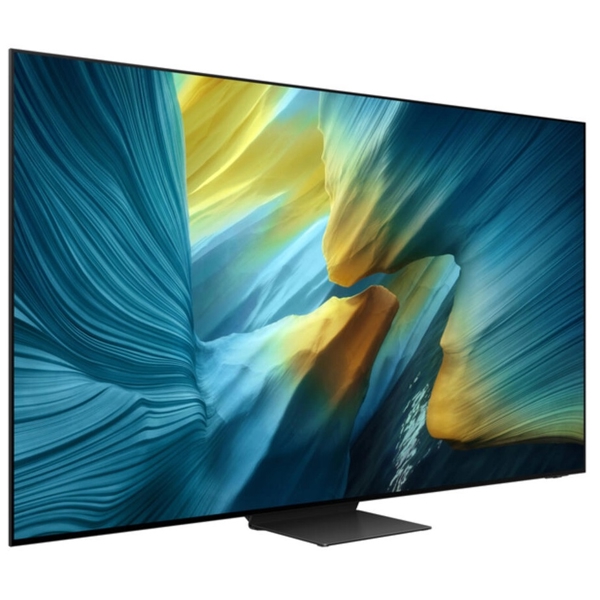 ტელევიზორი Samsung QE65S95FAUXRU OLED, 65", Smart TV, 4K UHD, USB, HDMI, RJ-45, BT, WIFI, Black