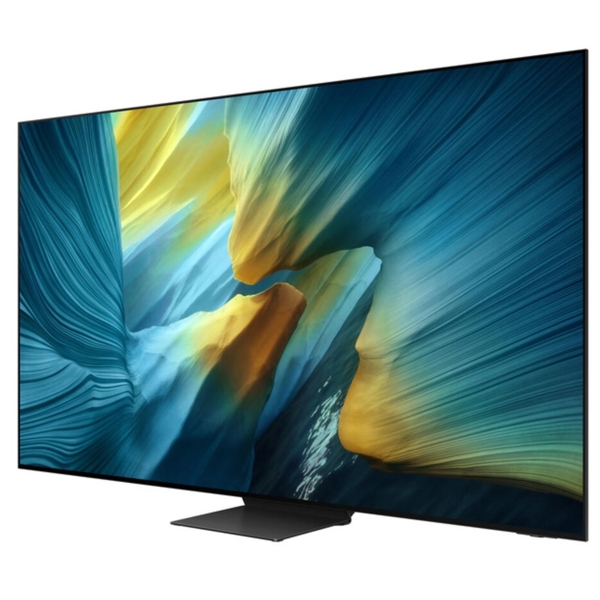 ტელევიზორი Samsung QE65S95FAUXRU OLED, 65", Smart TV, 4K UHD, USB, HDMI, RJ-45, BT, WIFI, Black