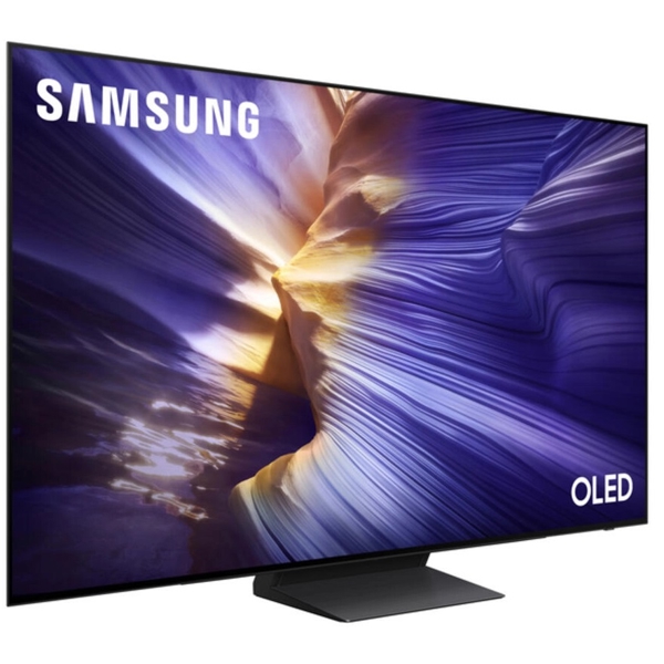 ტელევიზორი Samsung QE65S90FAEXRU OLED, 65", Smart TV, 4K UHD, USB, HDMI, RJ-45, BT, WIFI, Black