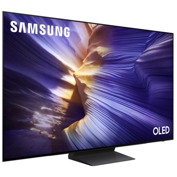 ტელევიზორი Samsung QE55S90FAUXRU OLED, 55", Smart TV, 4K UHD, USB, HDMI, RJ-45, BT, WIFI, Black