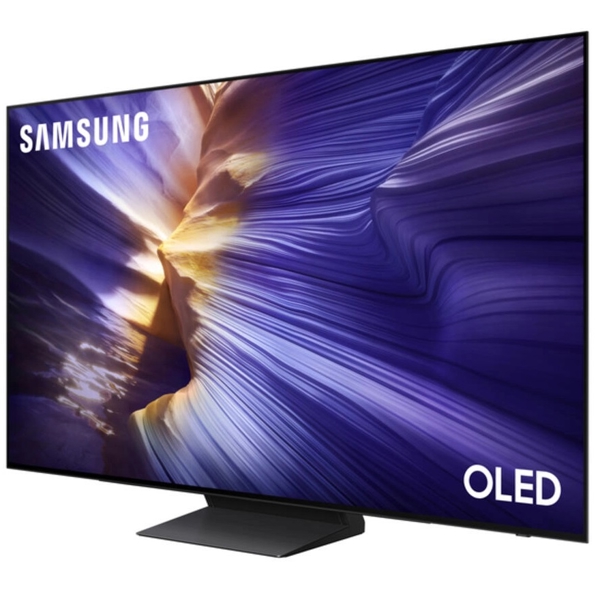 ტელევიზორი Samsung QE55S90FAUXRU OLED, 55", Smart TV, 4K UHD, USB, HDMI, RJ-45, BT, WIFI, Black