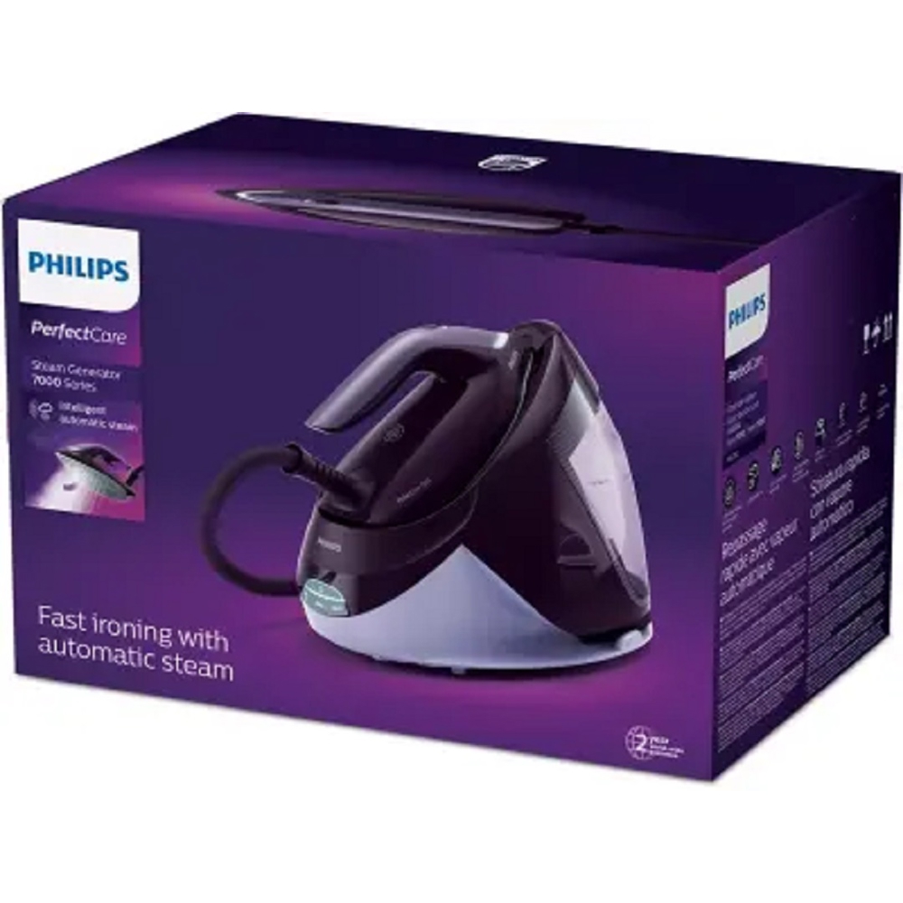 ორთქლის უთო Philips PSG7150/30, 2100W, 1.8L, Steam Iron, Purple