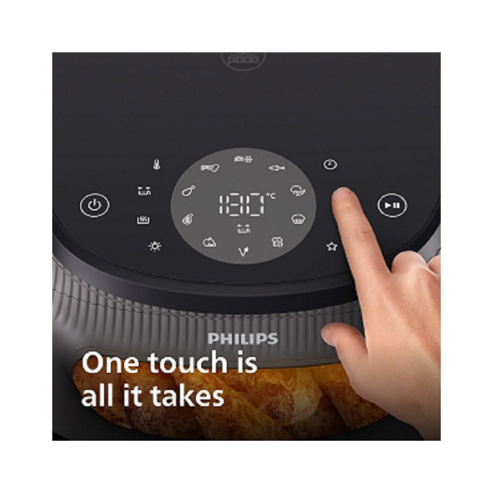 Air Fryer Philips NA332/09, 1700W,  6.2L, Black
