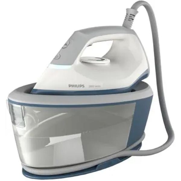ორთქლის უთო Philips PSG2000/20, 2400W, 1.4L, Steam Iron, Blue/White