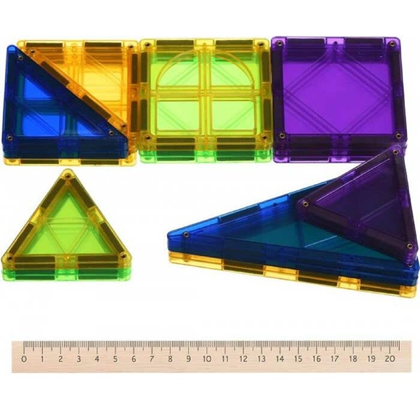 მაგნიტური კონსტრუქცია MagPlayer MPL-32, 32Pcs, Designer Magnetic Set Box